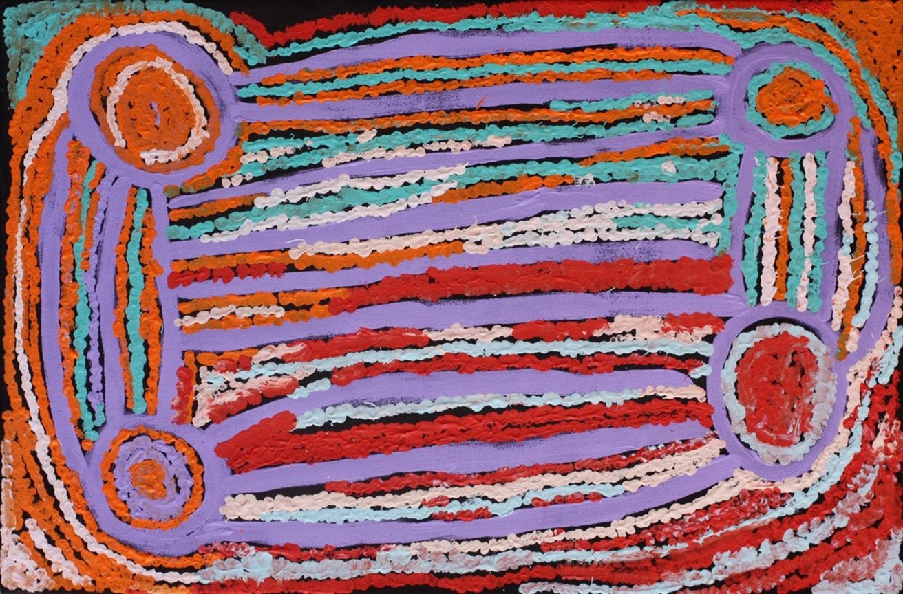 Latest artwork by Tjayanka Woods (c1935-2014)
