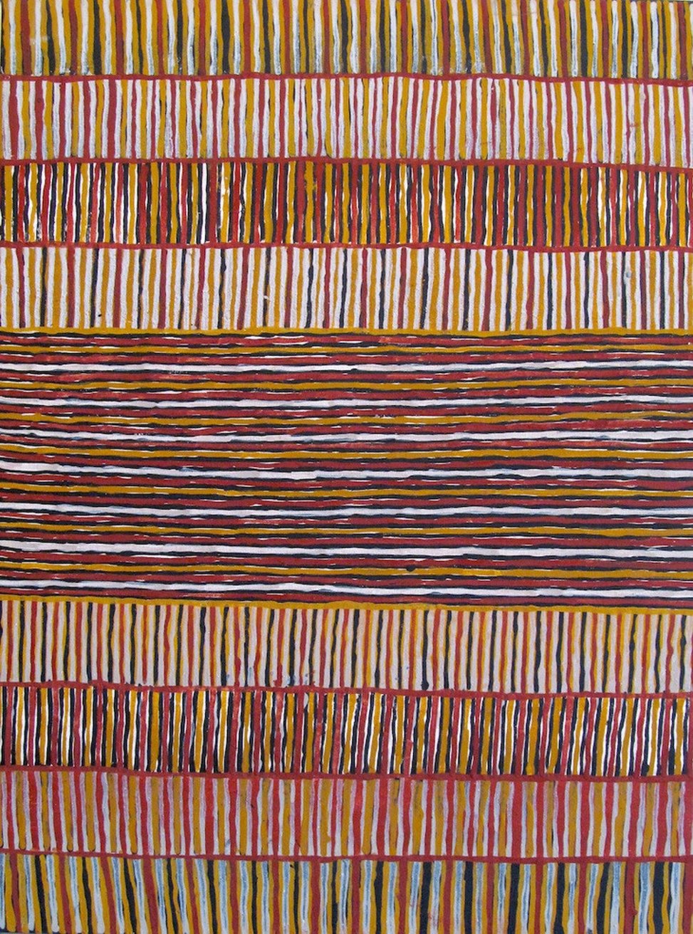 Latest artwork by Linus Warlapinni (c1951-2016)