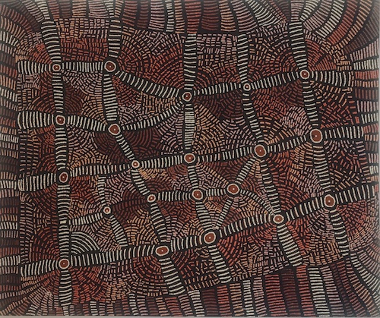 Latest artwork by Doris Bush Nungarrayi