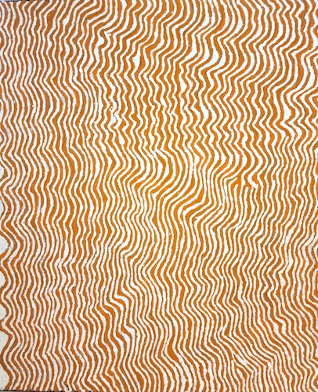 Latest artwork by Johnny Yungut Tjupurrula (c.1930-2006)