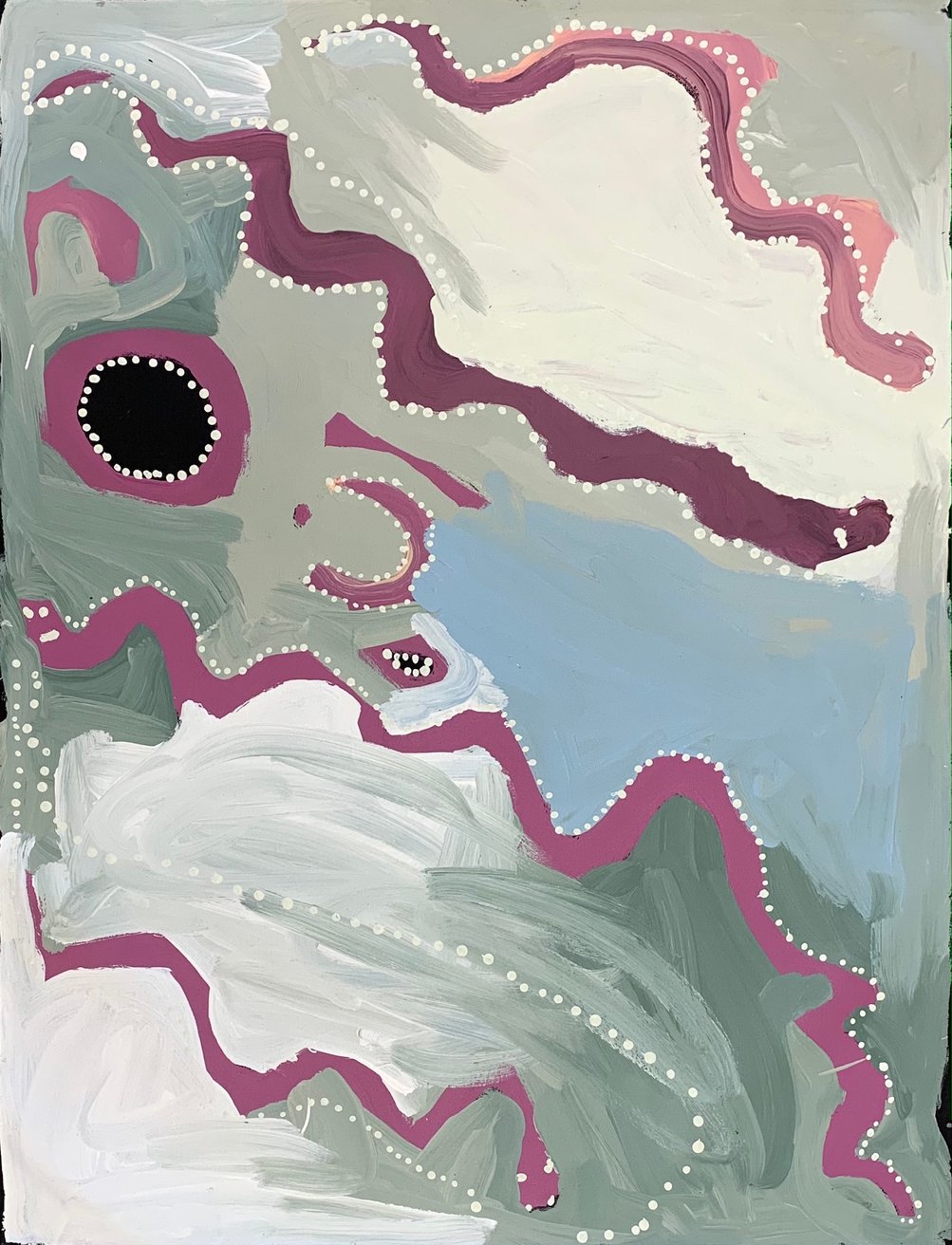 Latest artwork by Tjukupati James (c.1936-2022)