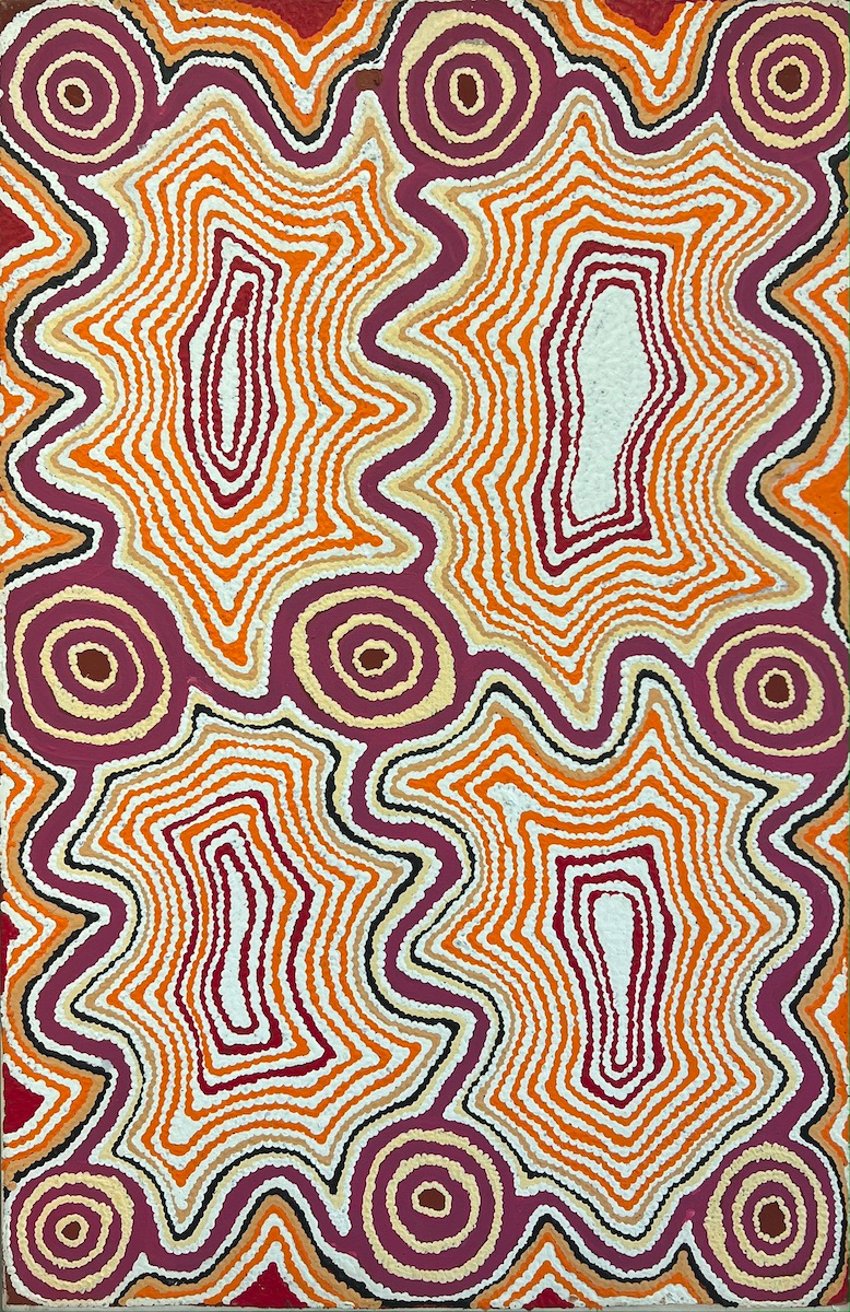 Latest artwork by Fred Tjakamarra (c.1926-2006)