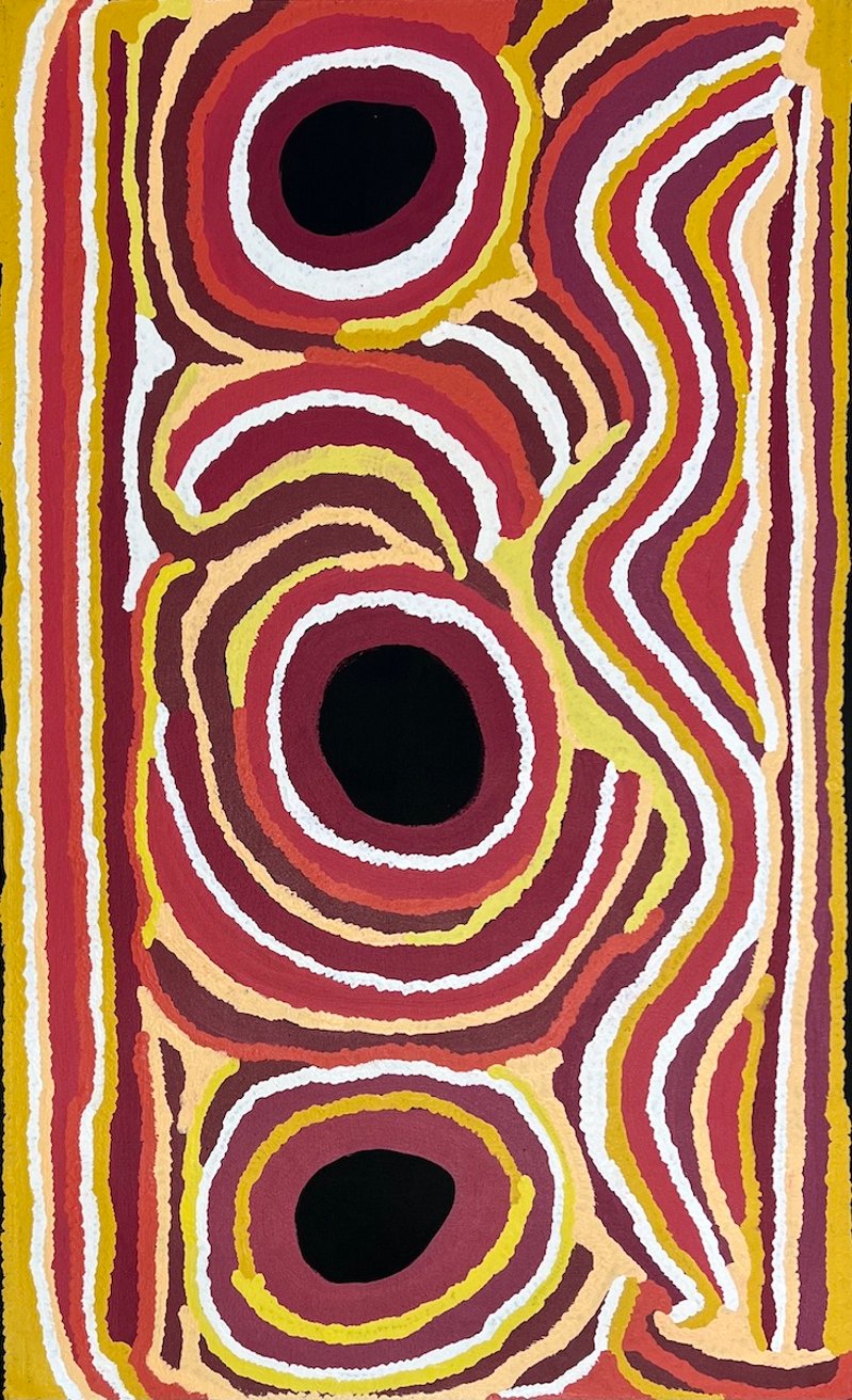 Latest artwork by Sally Tjimpuna Butler