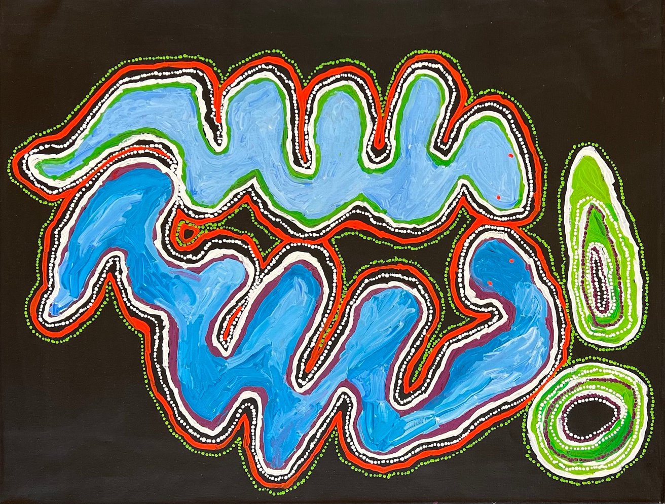 Latest artwork by Kunmanara Parker (1962-2024)