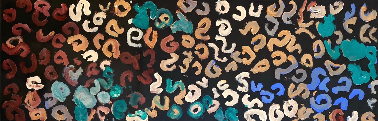 Latest artwork by Neville Niypulya McArthur (c.1938)