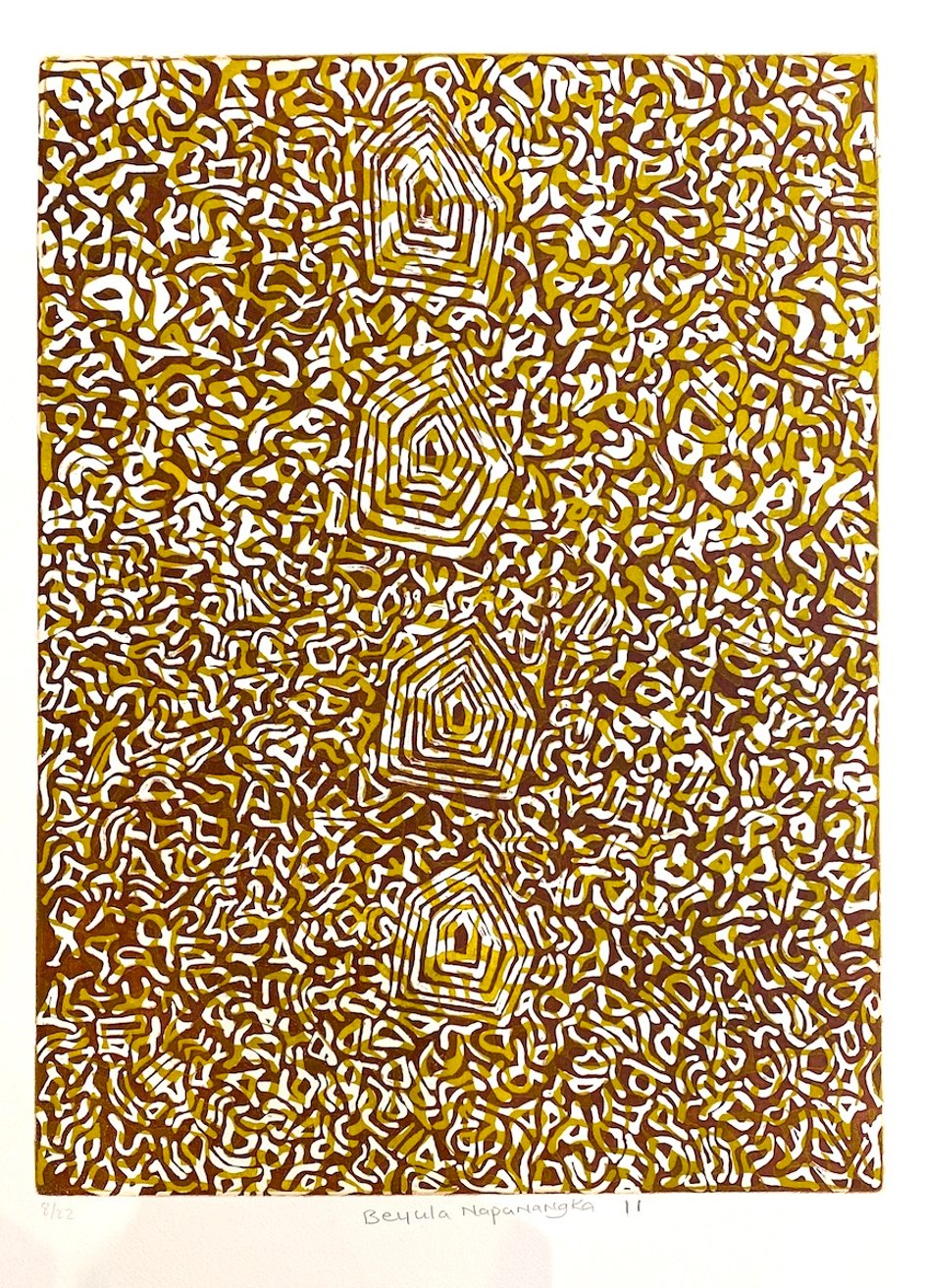 Latest artwork by Beyula Puntungka Napanangka