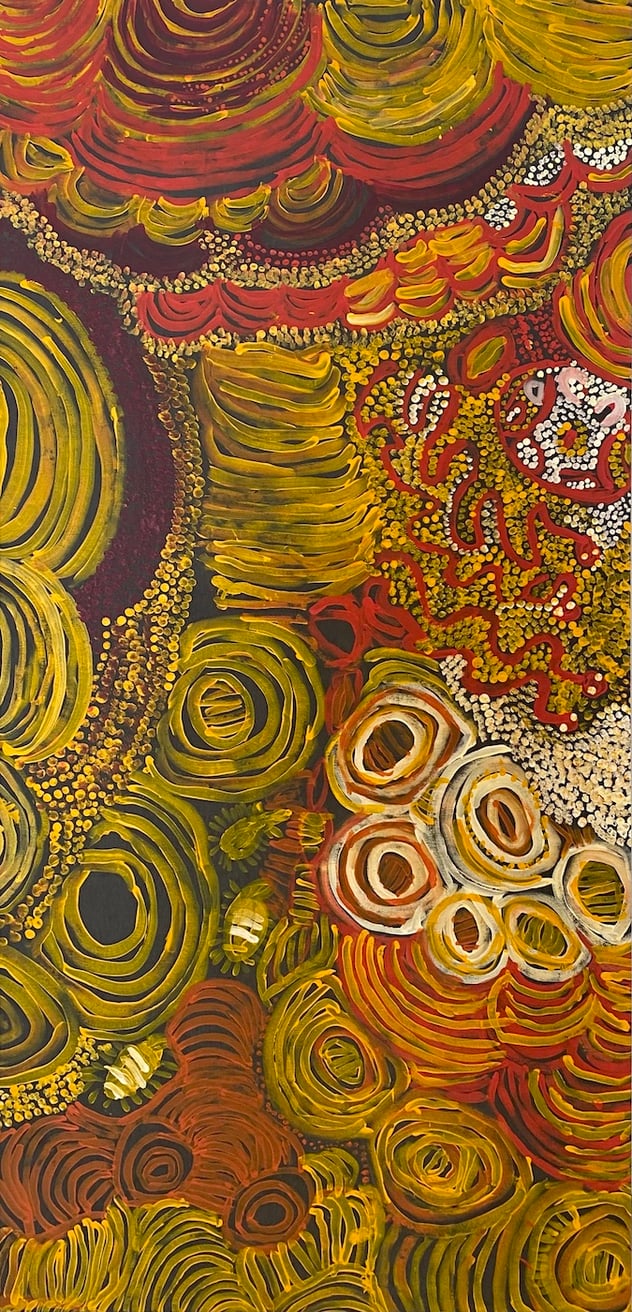 Latest artwork by Eileen Yaritja Stevens (c.1919-2008)