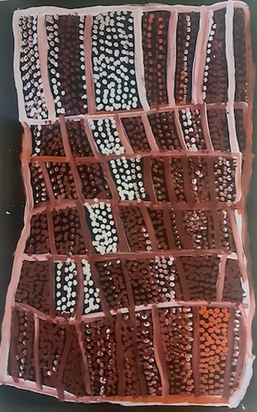 Latest artwork by Nyarrapyi Giles (c.1940-2019)