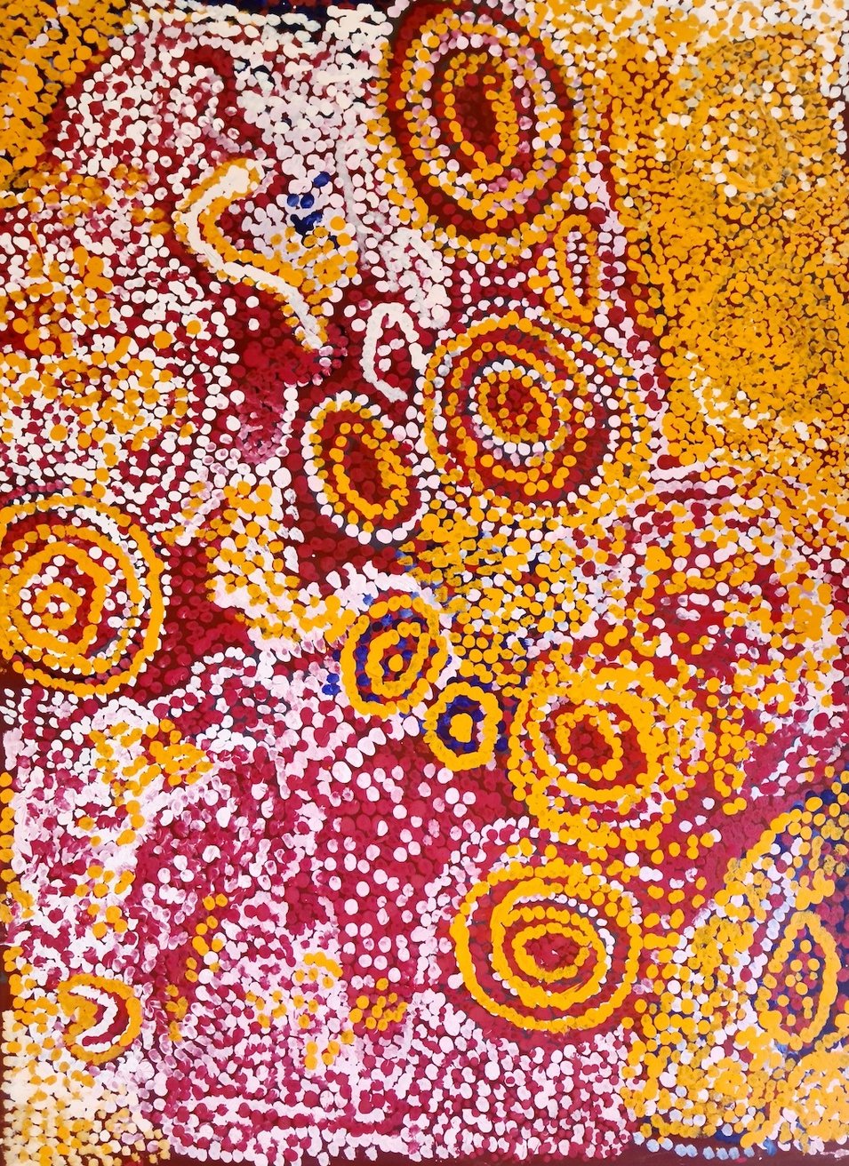 Latest artwork by Myra Yurtiwa Cook (c1932-2015)