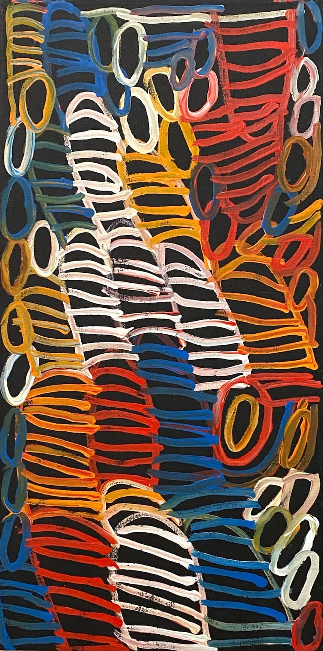 Latest artwork by Charmaine Pwerle