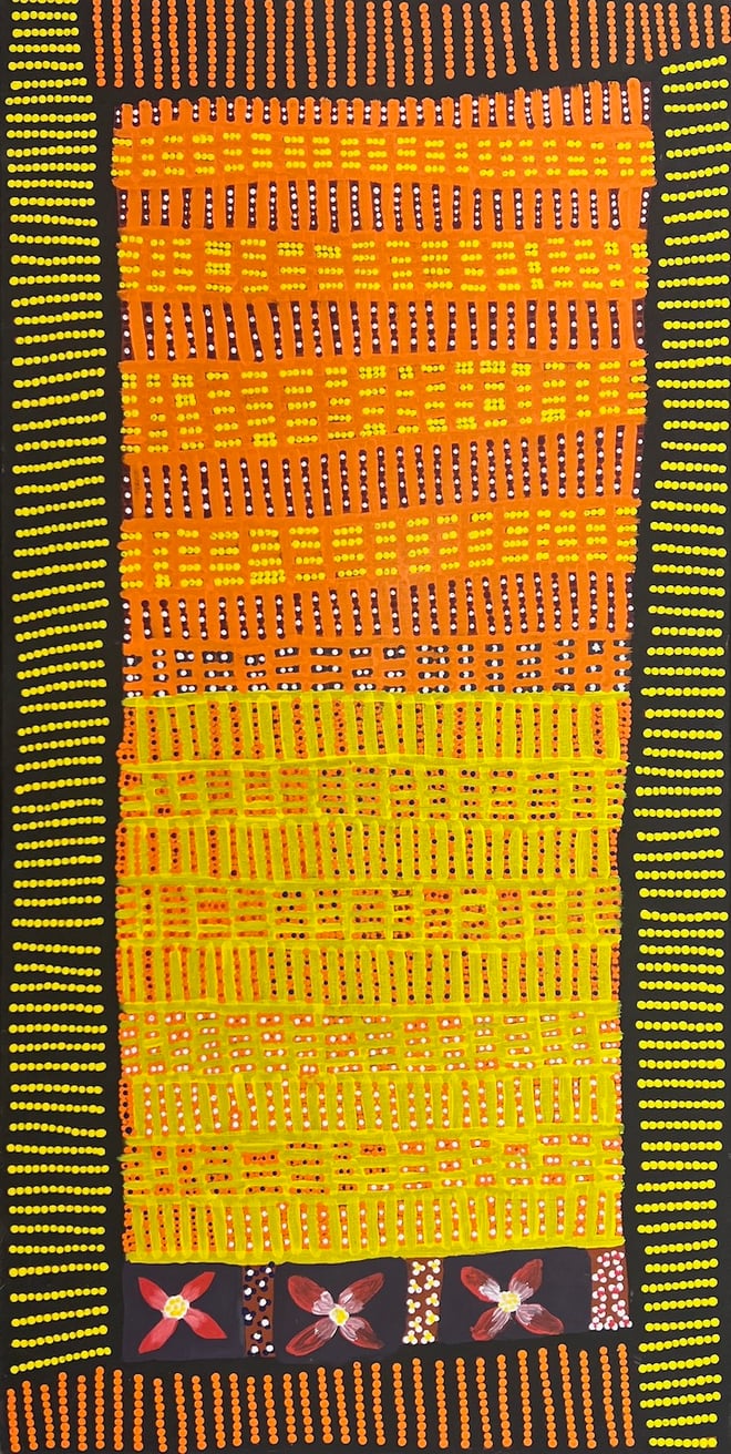 Latest artwork by Maggie Nangagee