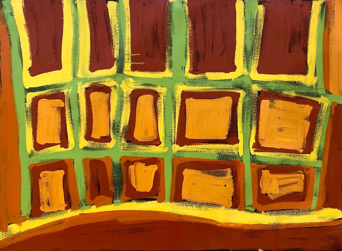 Latest artwork by Bob Gibson Tjungarrayi