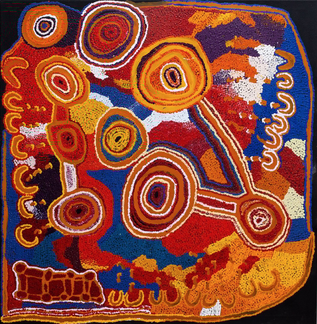 Latest artwork by Ngalpingka Simms