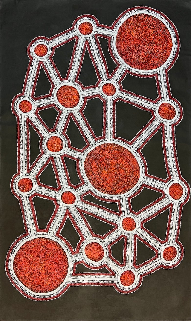 Latest artwork by Samantha Napurrurla Wilson