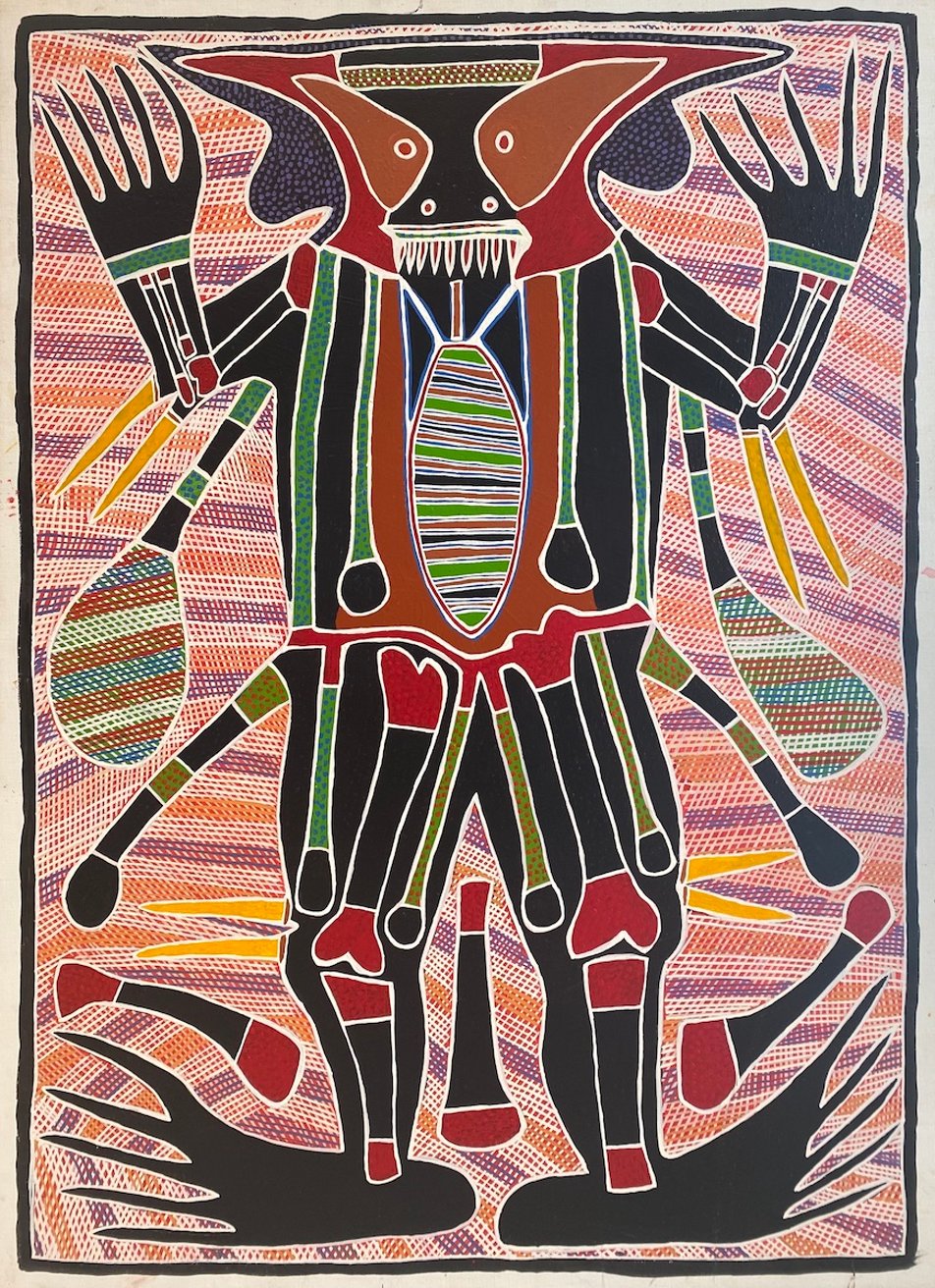Latest artwork by Djambu (Sambo) Barra Barra (c1946-2005)