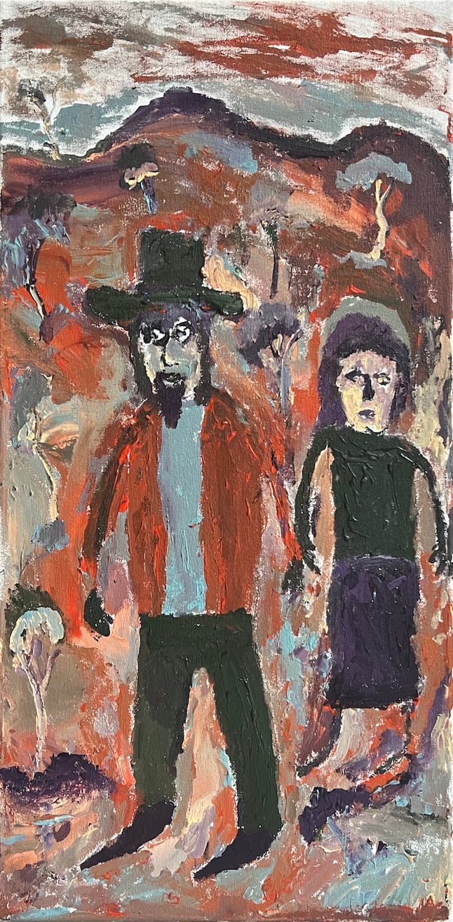 Latest artwork by Adrian Jangala Robertson