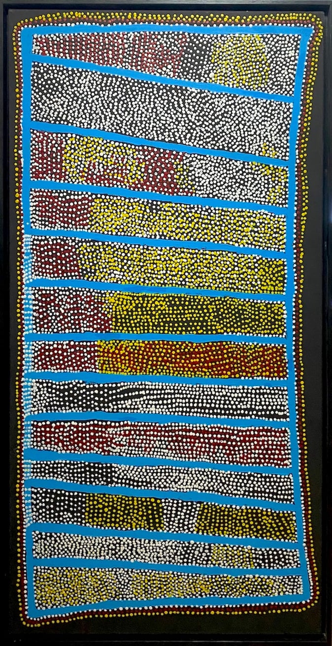 Latest artwork by Shorty Jangala Robertson (c1930-2014)