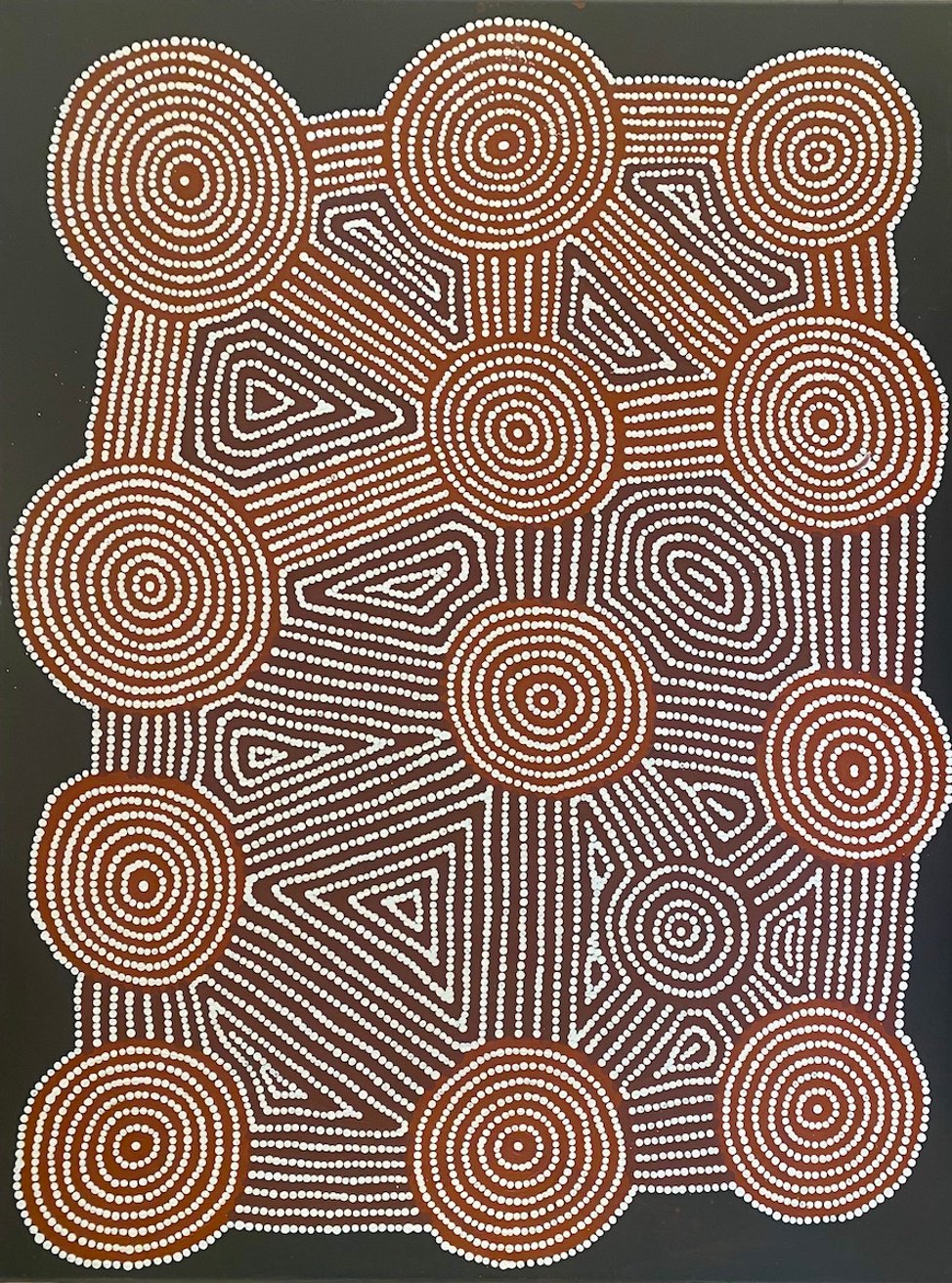 Latest artwork by Fred Ward Tjungurrayi