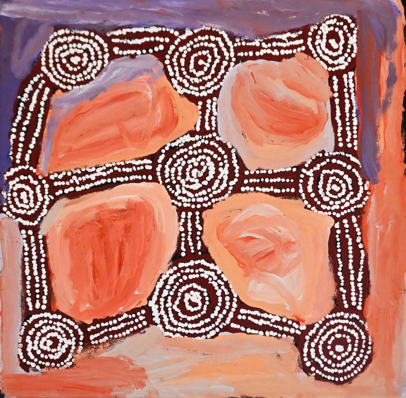 Latest artwork by George Ward Tjungurrayi (c1955-2023)