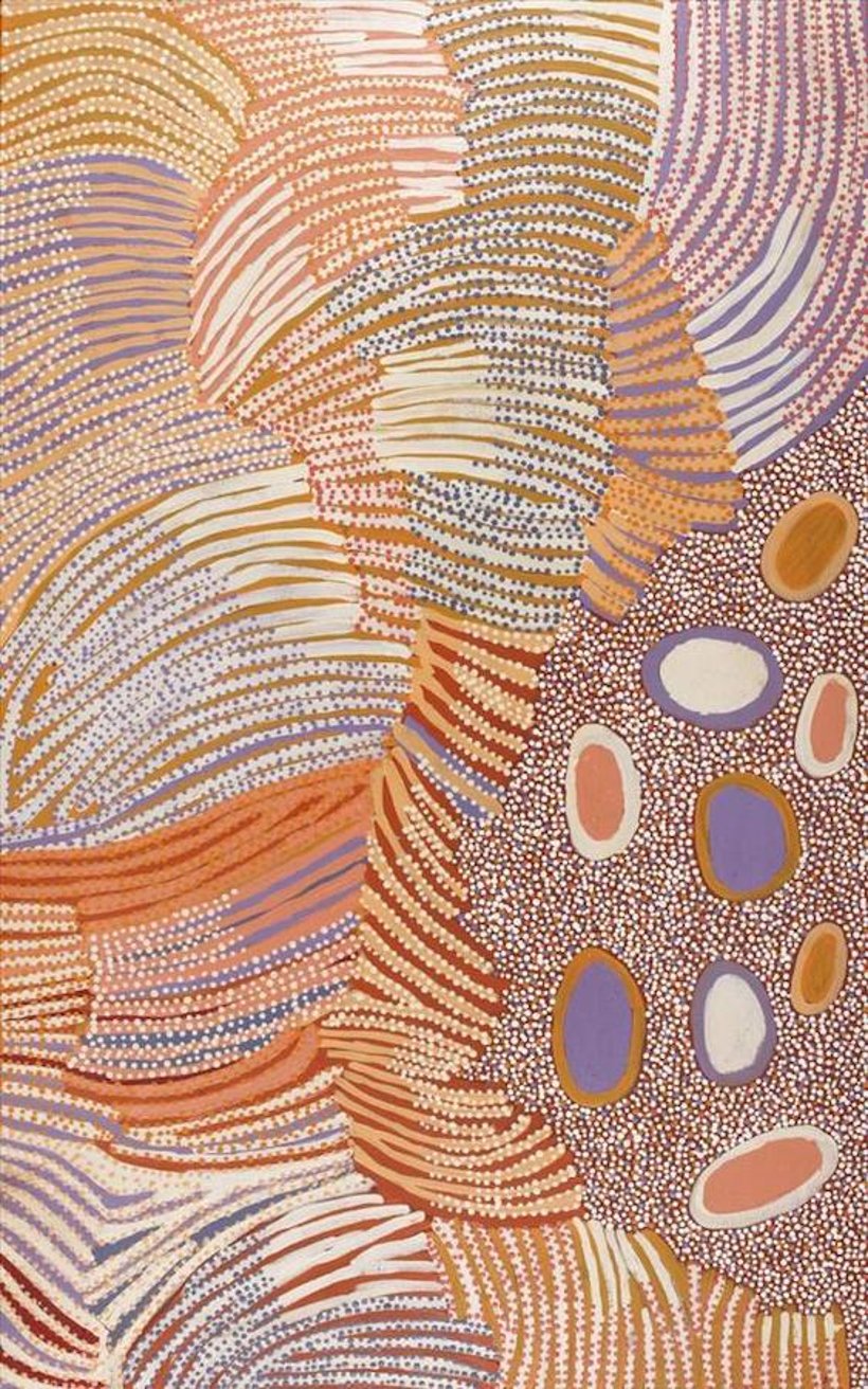 Latest artwork by Helen Nungarrayi Reed