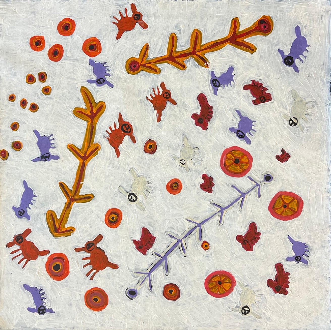 Latest artwork by Saraeva Napaljarri Marshall