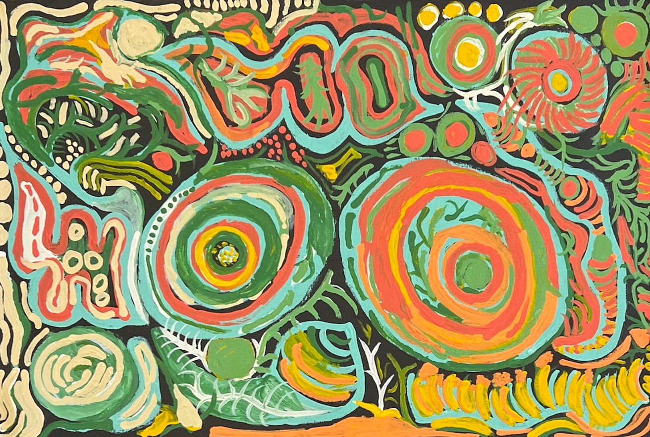 Latest artwork by Margaret Inyika Wells