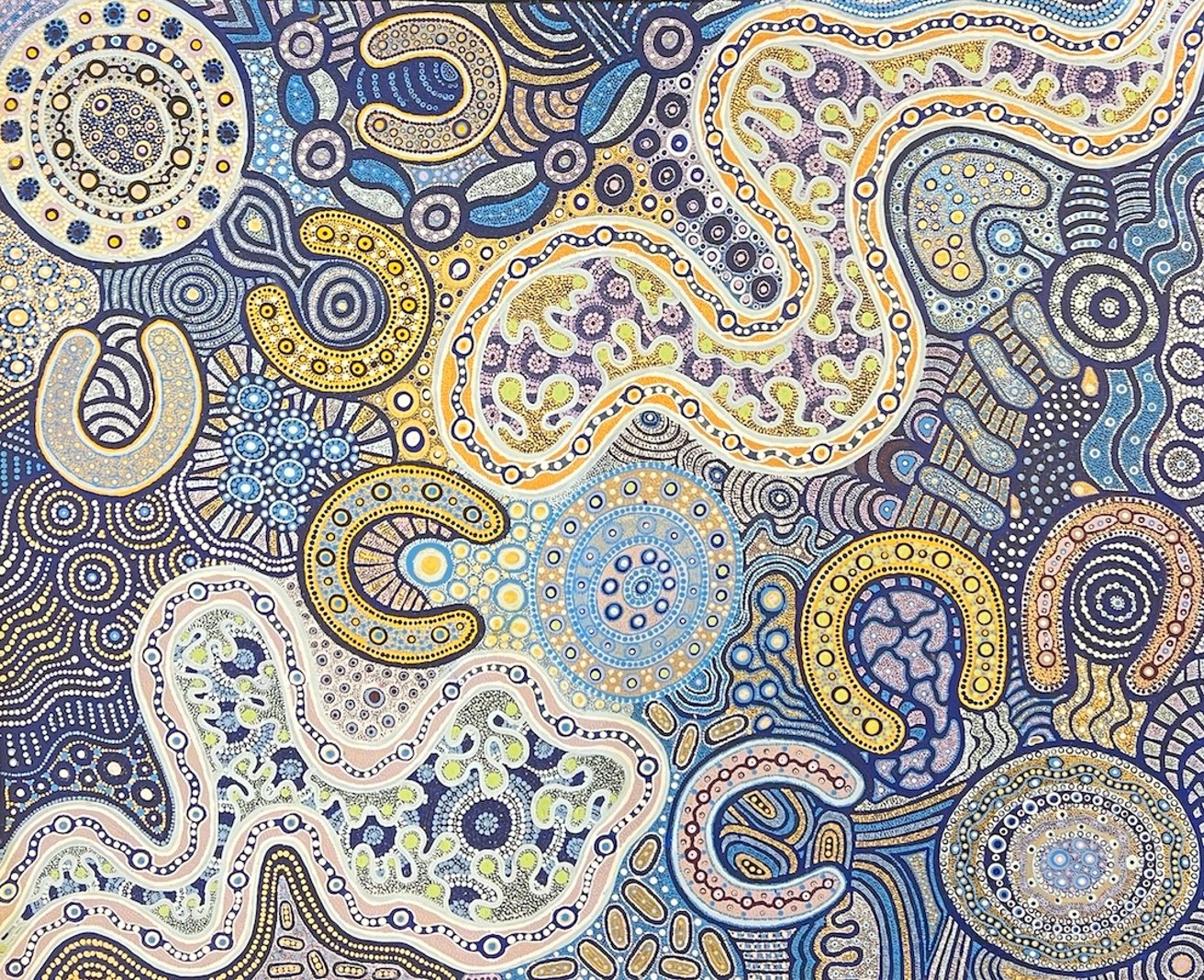 Latest artwork by Vivian Thompson Pingkayi