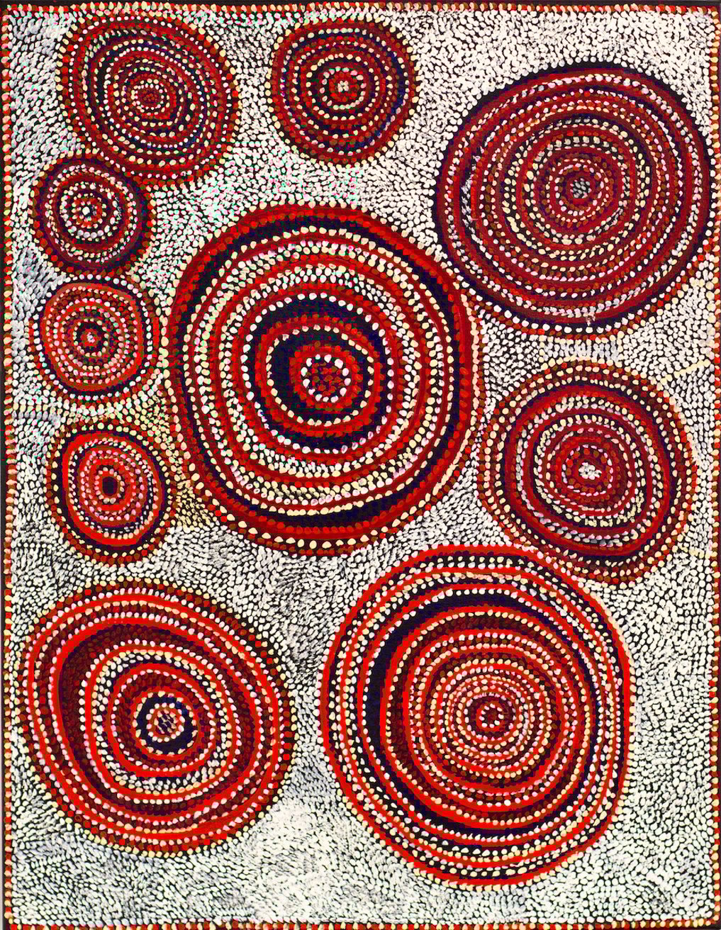Latest artwork by Bruce Tjinpun Parker