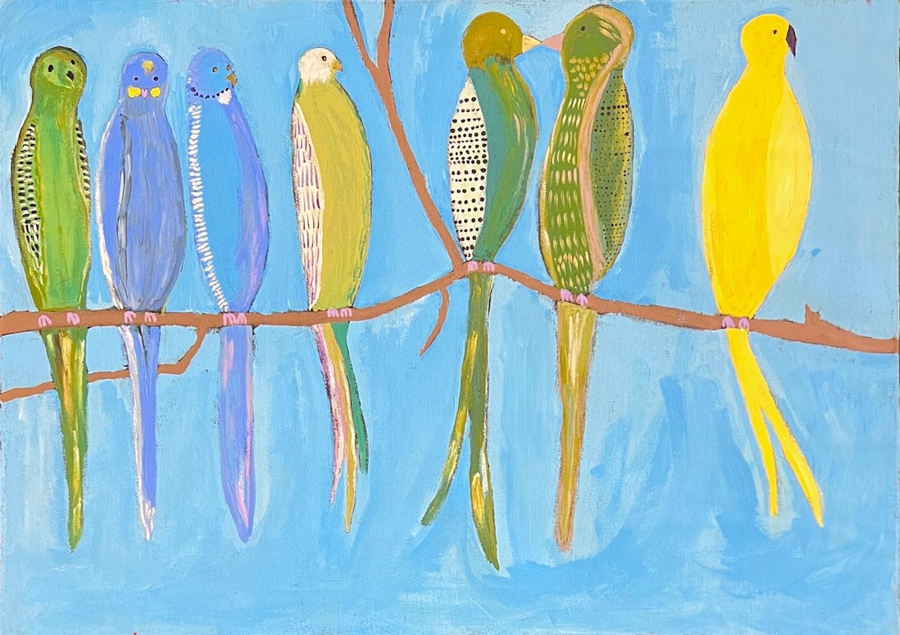 Ngatijirri Jukurrpa - Budgerigar Dreaming