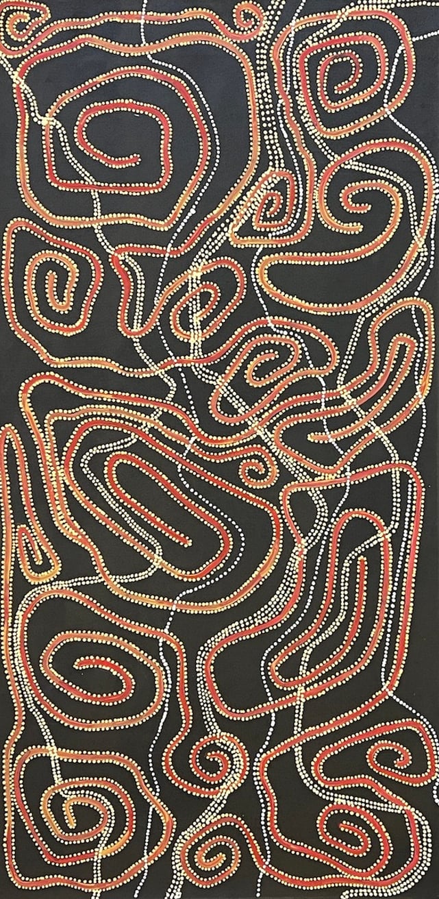 Latest artwork by Stephanie Napurrurla Nelson